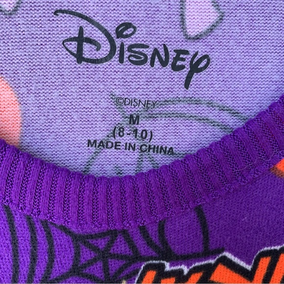 Disney Stitch Halloween (NWOT) (M 8-10) long sleeve trimmed in purple + neckline - Picture 3 of 7